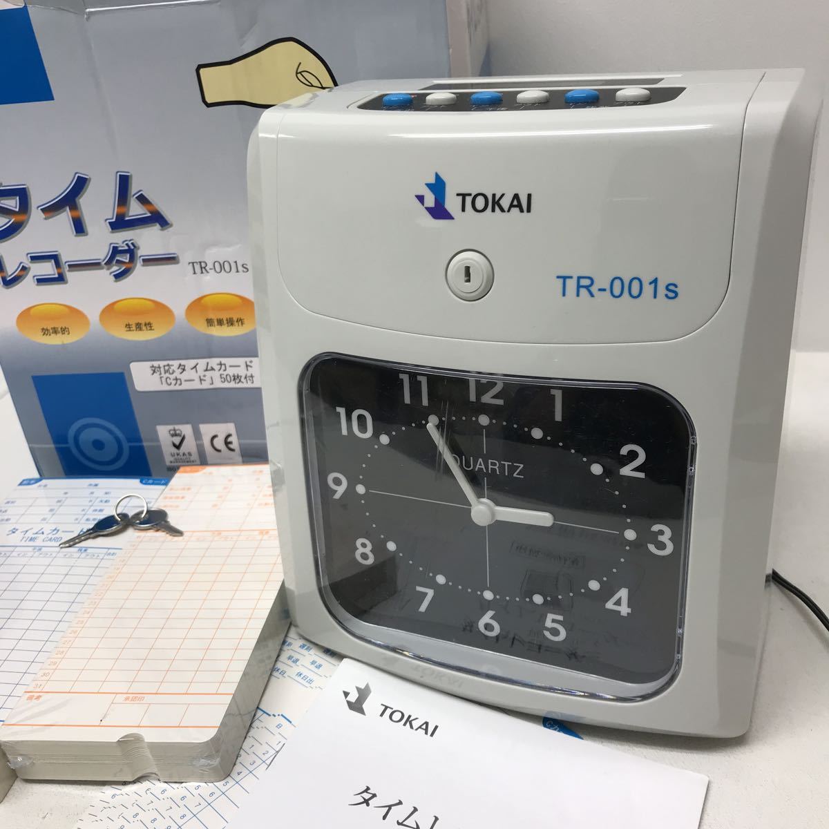 0904C TOKAI タイムレコーダー TR-001s み タイムカード 万通商事 事務