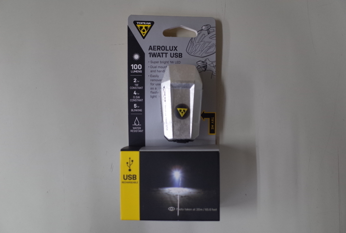  special price 60%off TOPEAK(topi-k) aero lux 1 watt USB