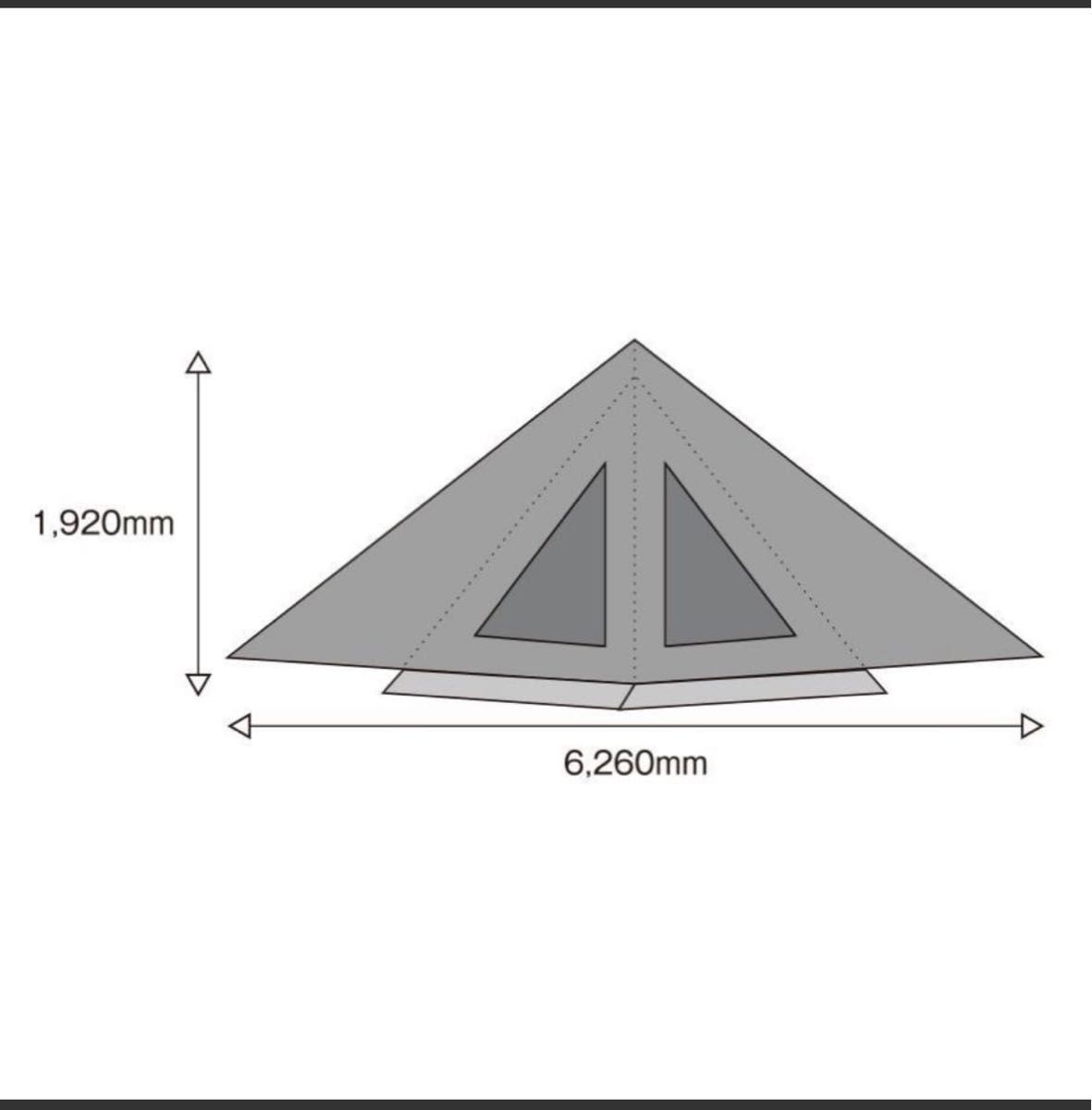 テンマクデザイン　サーカスTC DX専用 窓付きフロントフラップ【サンドカラー】（tent-Mark DESIGNS）