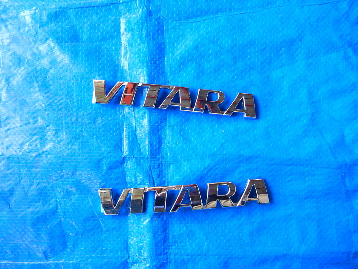 「純正部品」スズキ ヴィタラ　エンブレム SUZUKI VITARA Emblem Diagram Suzuki ESCUDO 77841-67D01-0PG _画像1