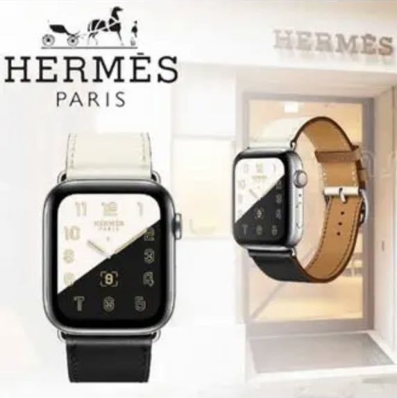 【週末限定値下げ！/希少美品】Apple Watch HERMES 45mm 44 42ヴォースウィフト シンプルトゥール バイカラー  アップルウォッチ エルメス