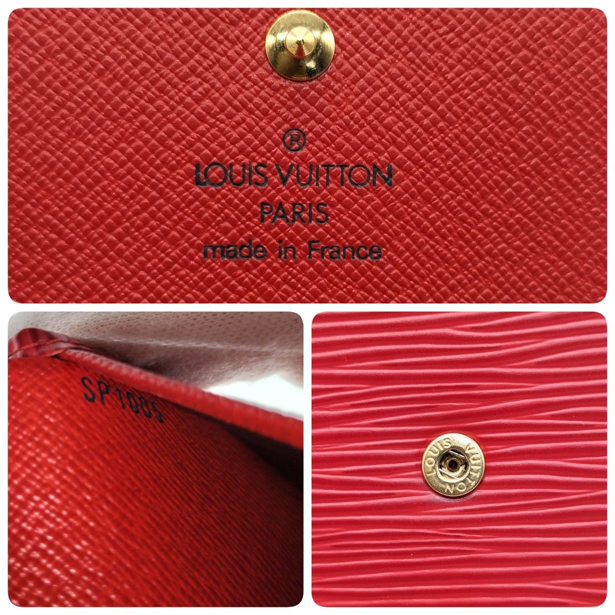 LOUIS VUITTON ヴィトン エピ Wホック 折り財布 M63487 美品