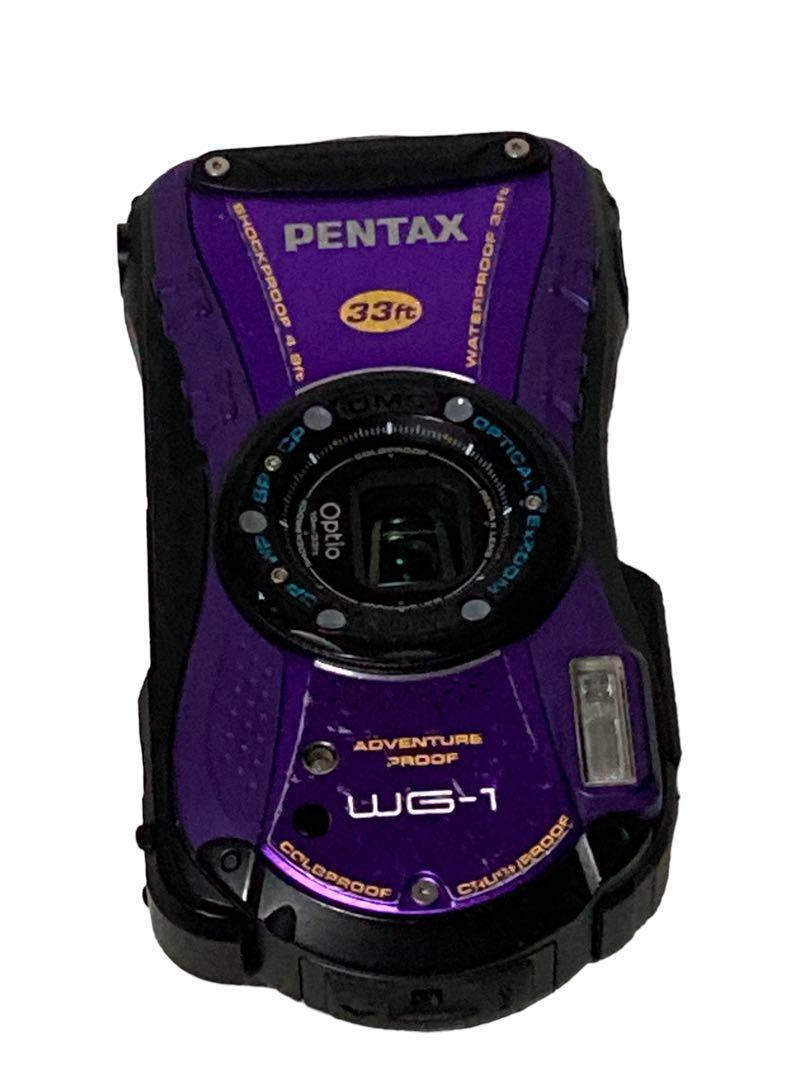 動作品 PENTAX WG-1 パープル コンパクトデジタルカメラ 動作品 PENTAX WG-1 パープル コンパクトデジタルカメラ