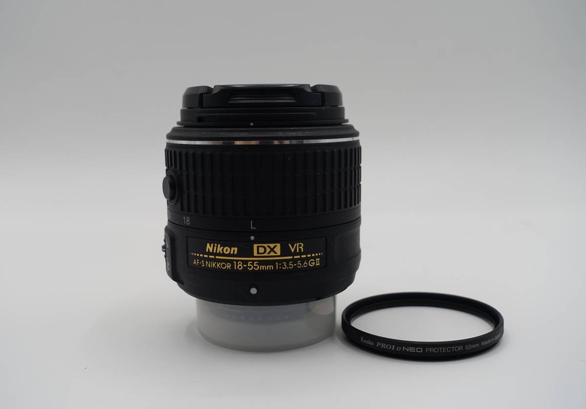 【程度良好 動作確認済み】Nikon ニコン AF-S DX NIKKOR 18-55mm F3.5-5.6G VRII 2型 ケンコー製保護フィルター付き_画像2