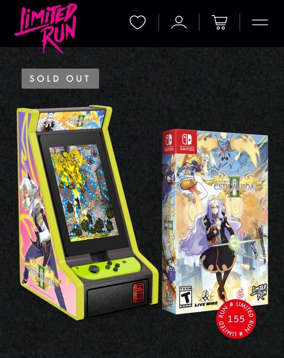100%品質 【新品・未開封】エスプガルーダⅡ(Limitedrun版) ★アーケードキャビネット付き★ ニンテンドースイッチソフト 100%品質 【新品・未開封】エスプガルーダⅡ(Limitedrun版) ★アーケードキャビネット付き★ ニンテンドースイッチソフト