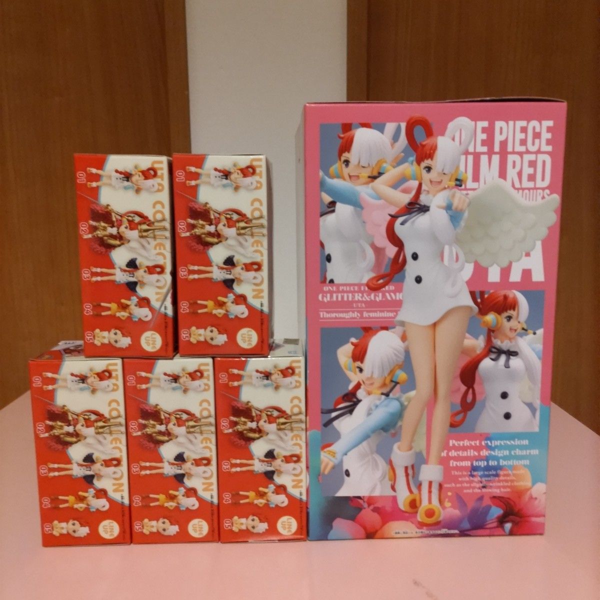 ワンピース　ONE PIECE FILM RED　 ワールドコレクタブルフィギュア　UTA COLLECTION　6種セット