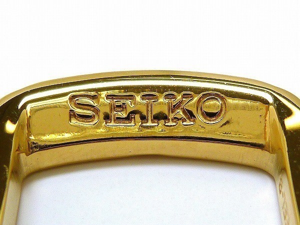 ☆新品正規品☆『SEIKO』セイコー ステンレス尾錠 14.0mm 金色【送料無料】の画像6