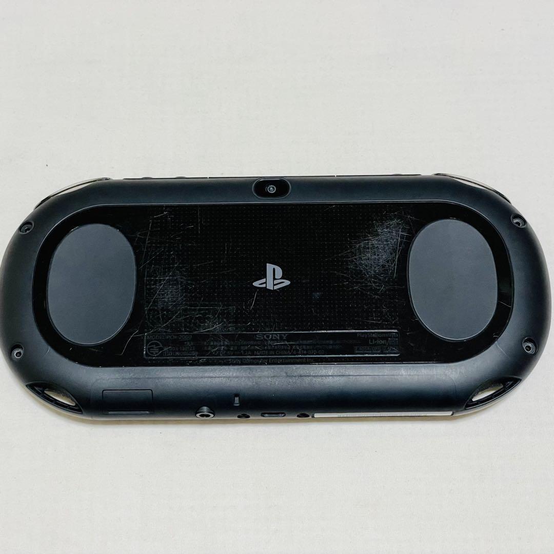 【中古】SONY PlayStation Vita ブラック PCH-2000 PS VITA プレイステーション 初期化済 動作確認済 現状品 _画像4