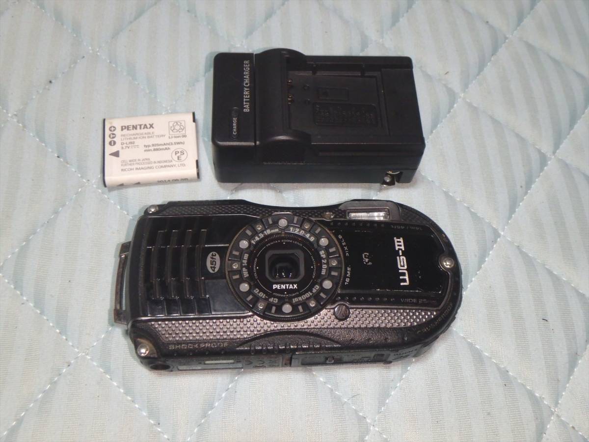 本物保証】 送料無料 PENTAX デジタルカメラ GPS WG-3 ペンタックス