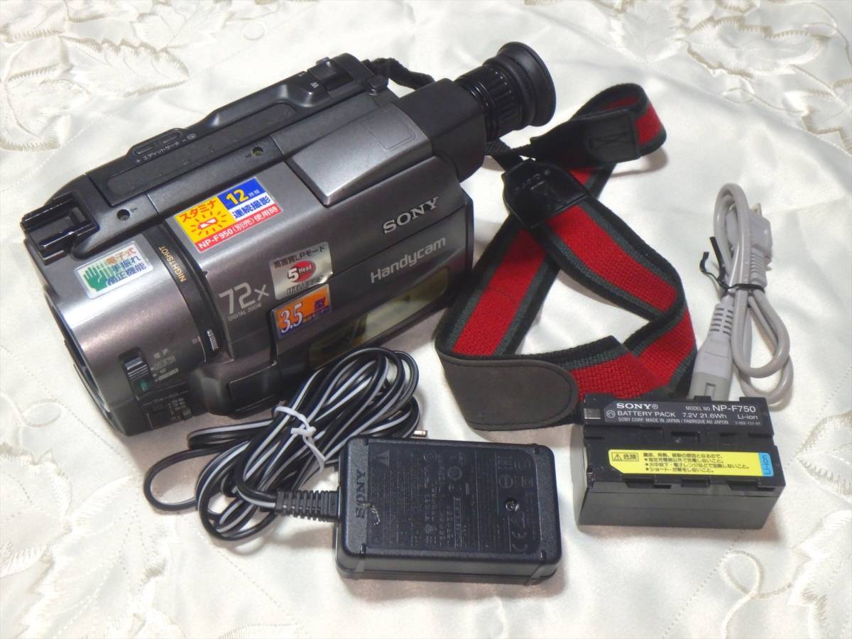 値頃 送料無料 SONY 難あり video8 8mm ビデオカメラレコーダー CCD