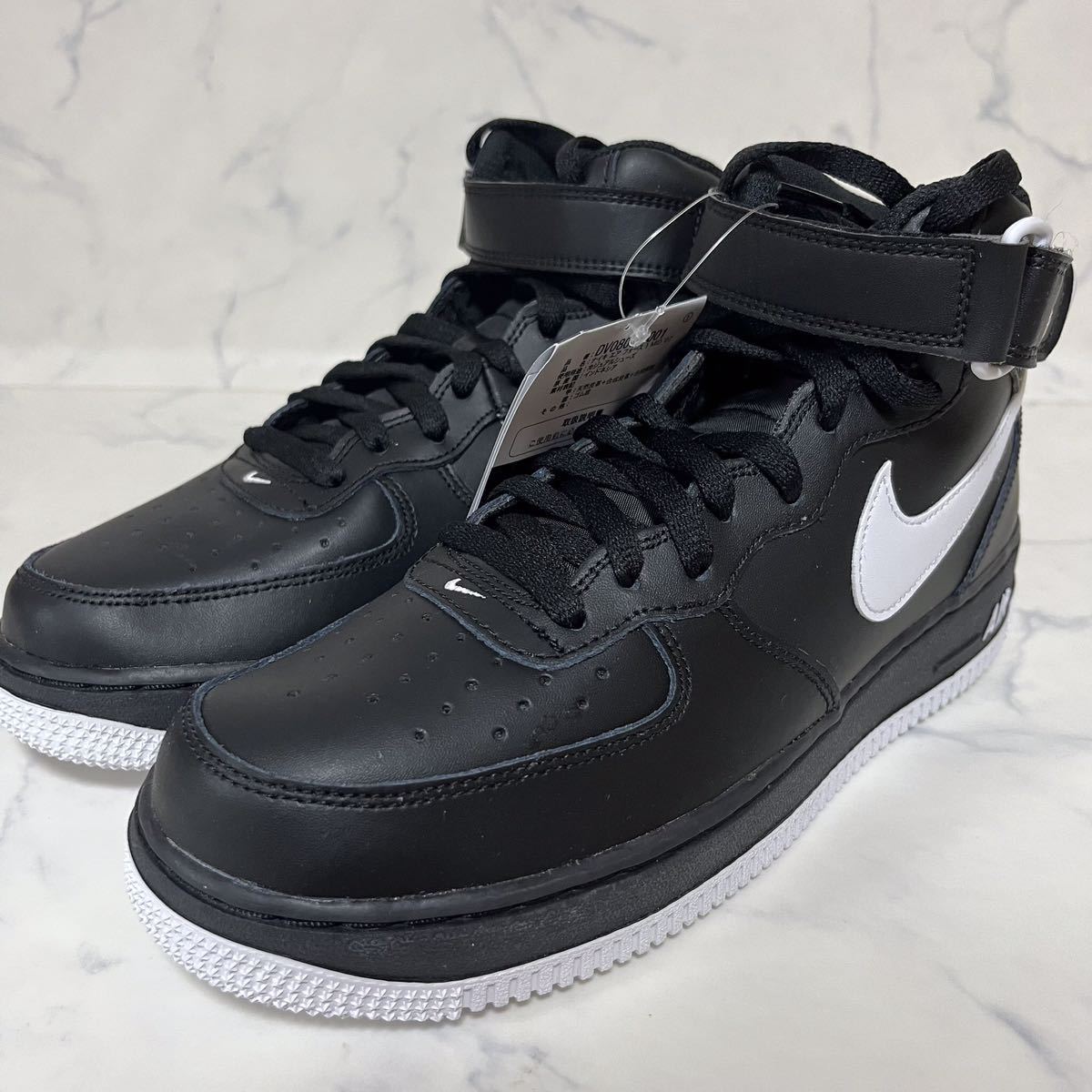 送料無料 【新品】26 5cm Nike Air Force 1 Mid 07 Black/Whiteナイキ