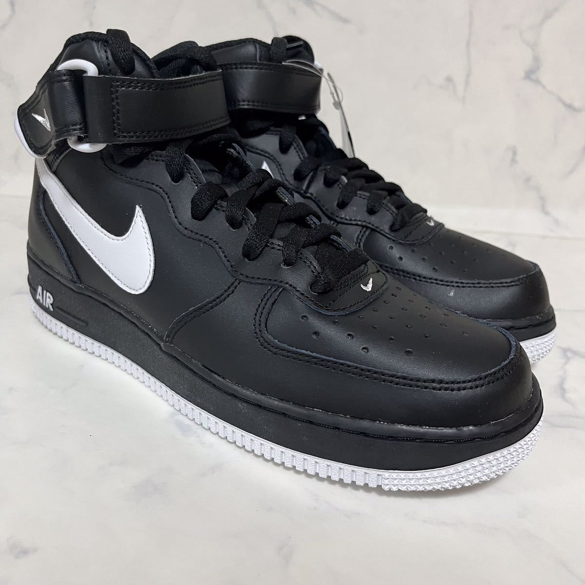 送料無料 【新品】26 5cm Nike Air Force 1 Mid 07 Black/Whiteナイキ 