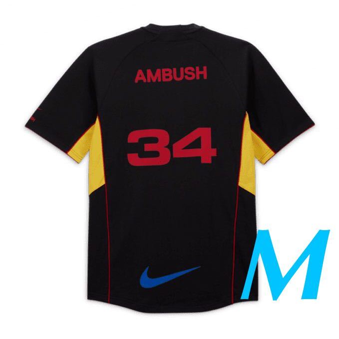 ★送料無料★【新品未試着 タグ付き】Mサイズ Nike x AMBUSH Uniform Top ナイキ x アンブッシュ ユニフォーム トップ ブラック Tシャツ