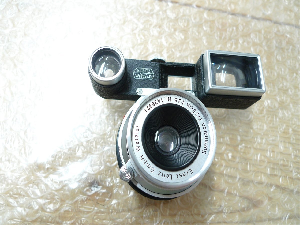 現状品 ライカ Leica ズマロン Summaron 35mm F3.5 Ernst Leitz Wetzlar 眼鏡付き　管理720