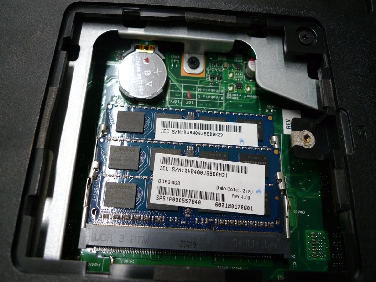 現状品 ジャンク TOSHIBA 東芝 REGZA PD712V7GBHW Core i7 3630QM メモリ8GB HDD 無しBIOS確認OK_画像3