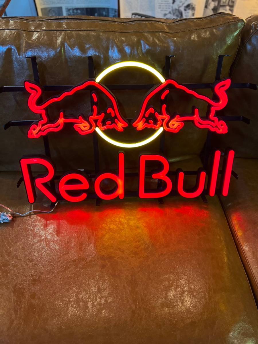 送料無料 Red Bull レッドブル ネオンサイン ネオン看板 レア