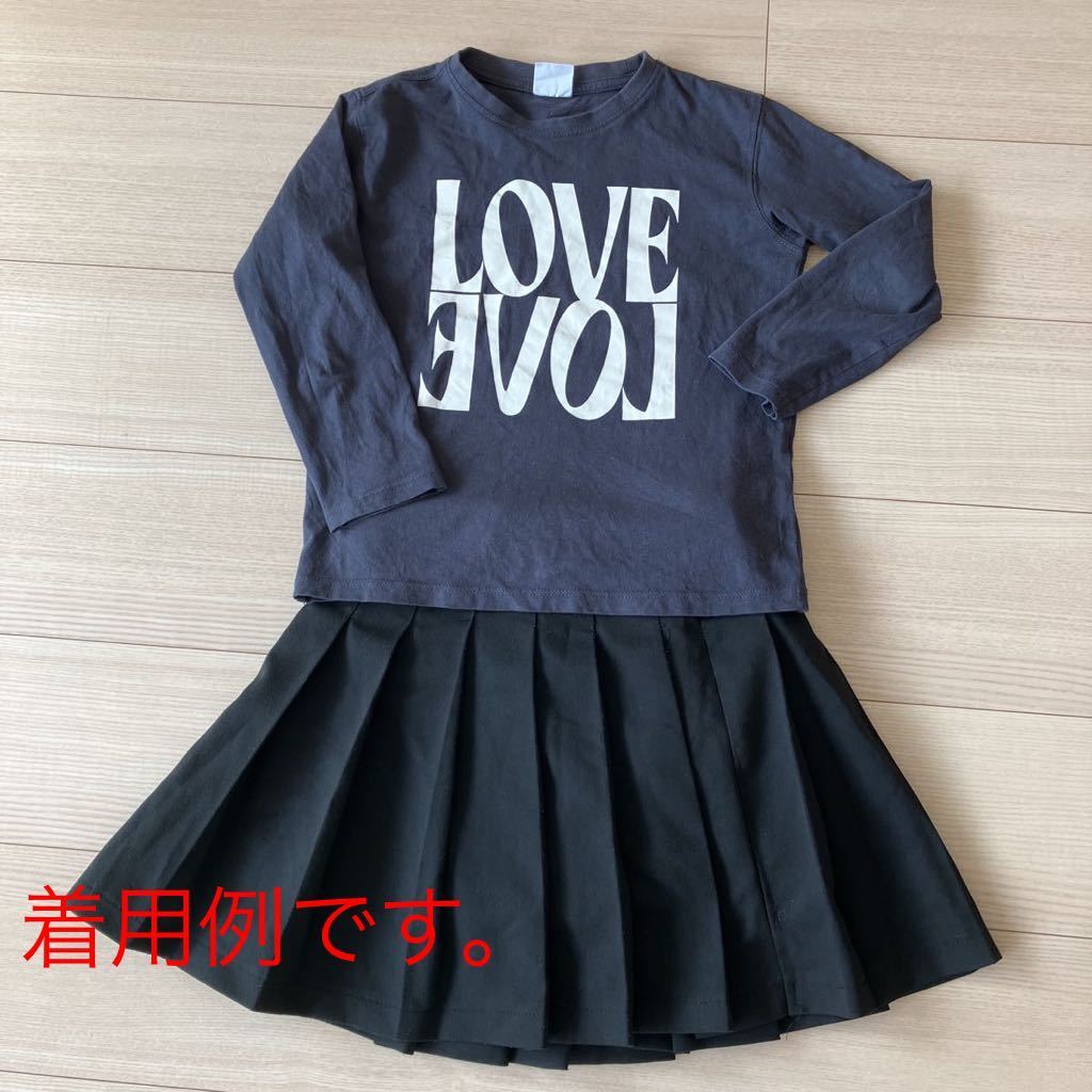 ZARA ザラ購入 英字プリントロンT 長袖Tシャツ サイズ７ 12２ 120ー130サイズ相当 中古 秋服_画像5