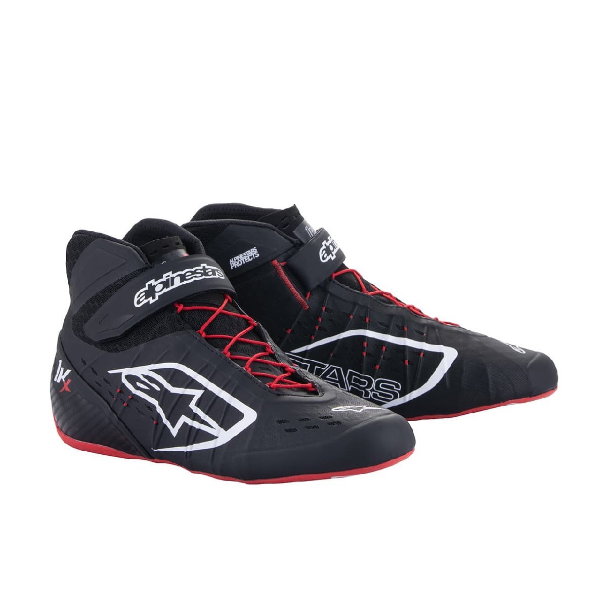 alpinestars( Alpine Stars ) Cart shoes TECH-1 KX V2 SHOES ( size USD: 7.5) 123 BLACK WHITE RED