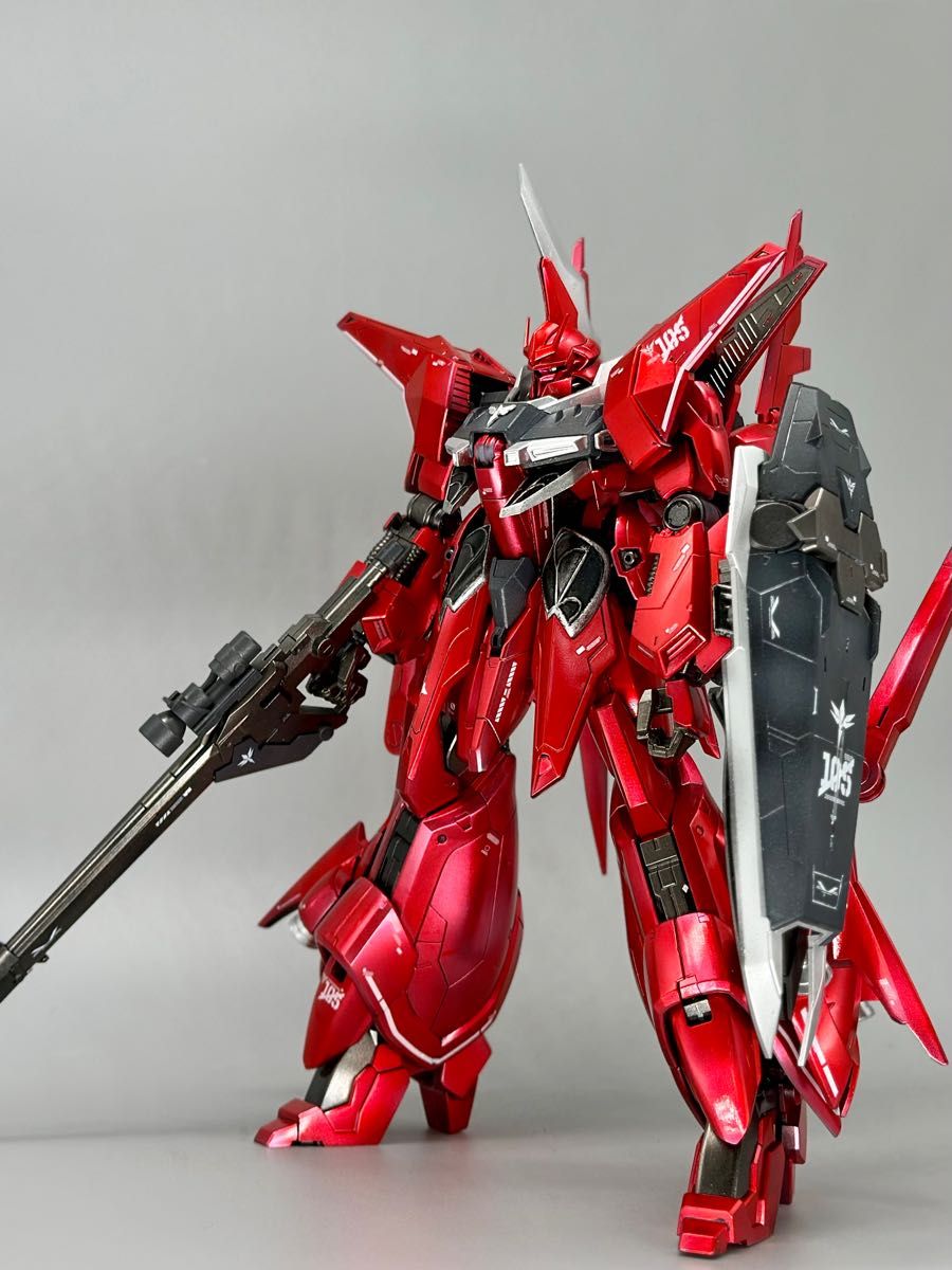 100 RE 100 AMX-107R リバウ 改修 塗装済 ガンプラ 完成品