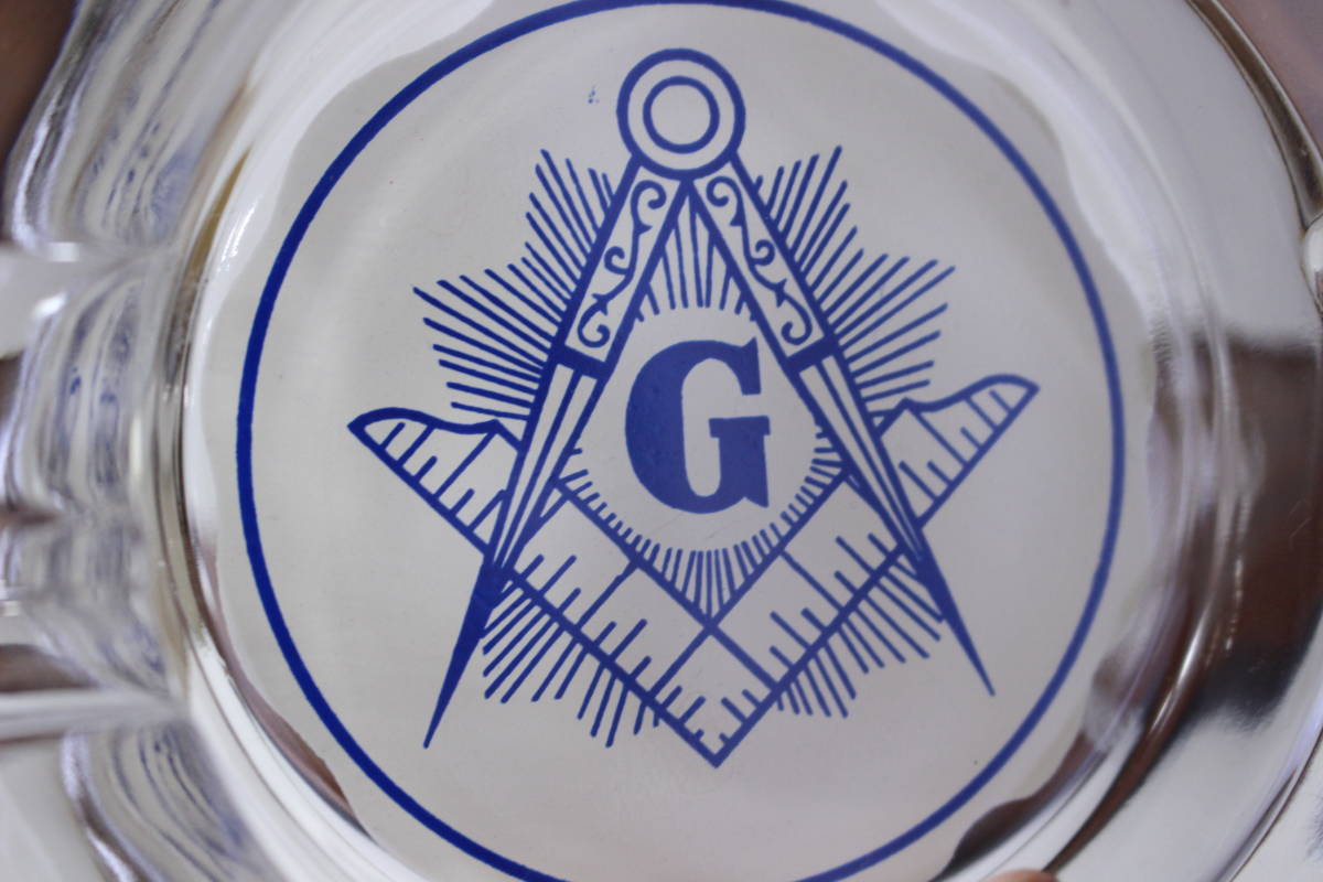 送料無料 美品 【定形外発送】 ヴィンテージ フリーメイソン Freemasonry アシュトレイ 灰皿 広告 ビンテージ ヴィンテージ アメリカ製 USA_画像5