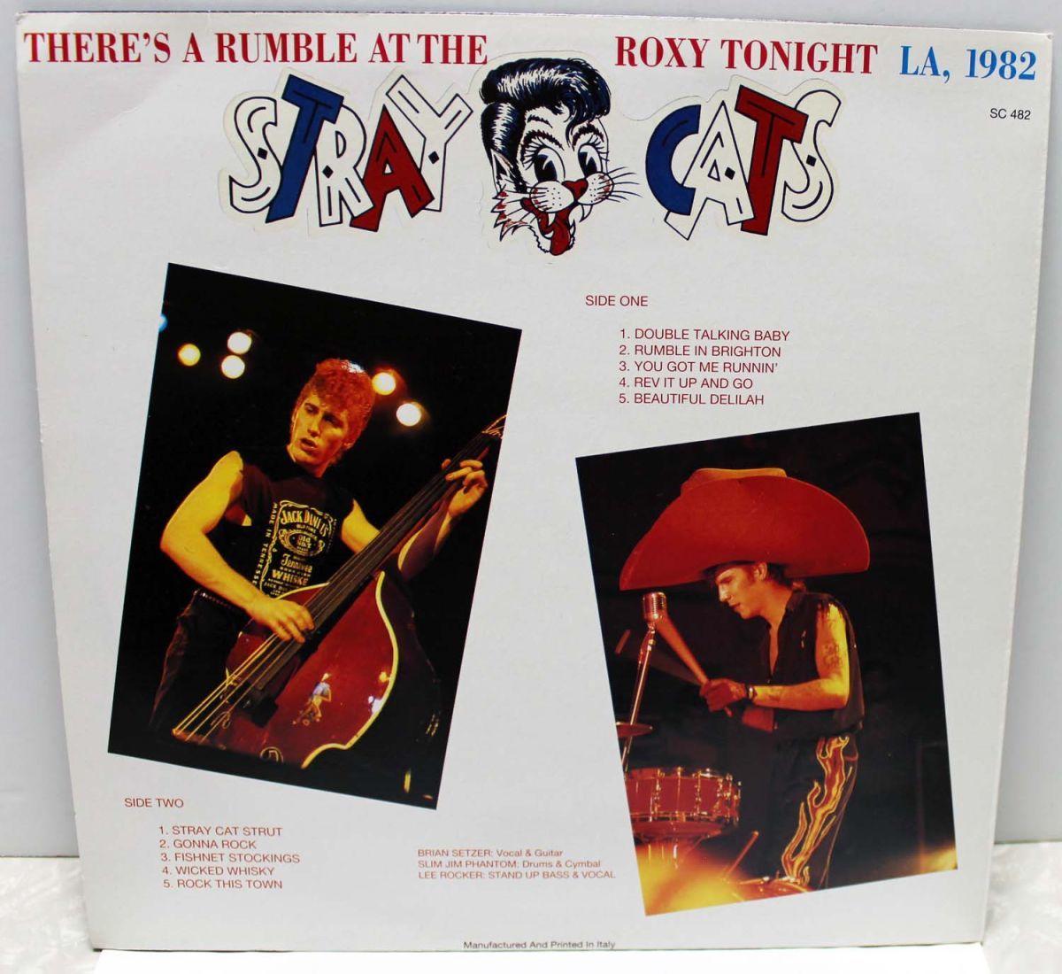 ロカビリー◆STRAY CATS - There's a rumble at the roxy tonight LA,1982◆ストレイ・キャッツ◆80s ROCKABILLY PSYCHOBILLY サイコビリー_画像2