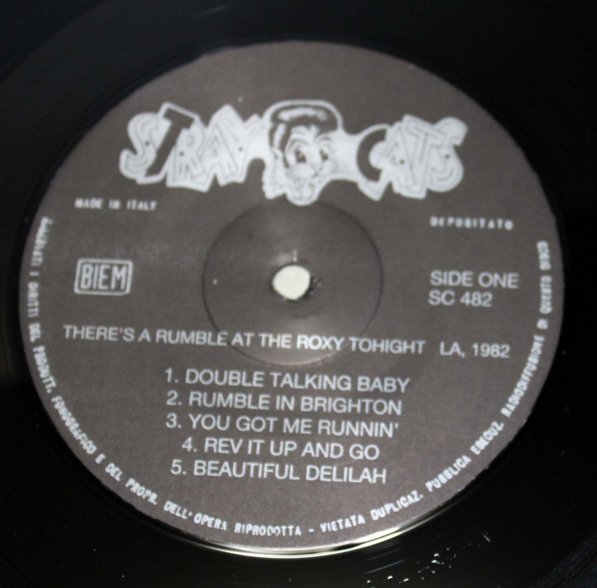 ロカビリー◆STRAY CATS - There's a rumble at the roxy tonight LA,1982◆ストレイ・キャッツ◆80s ROCKABILLY PSYCHOBILLY サイコビリー_画像3