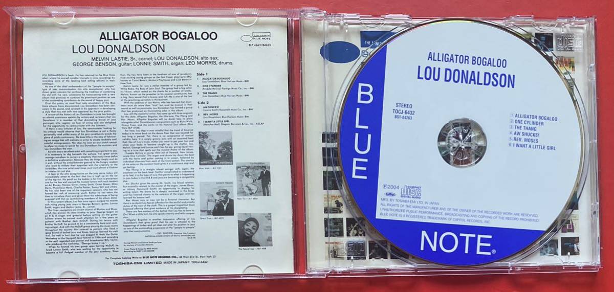 【美品CD】ルー・ドナルドソン「Alligator Bogaloo」Lou Donaldson 国内盤 [09030330]_画像4