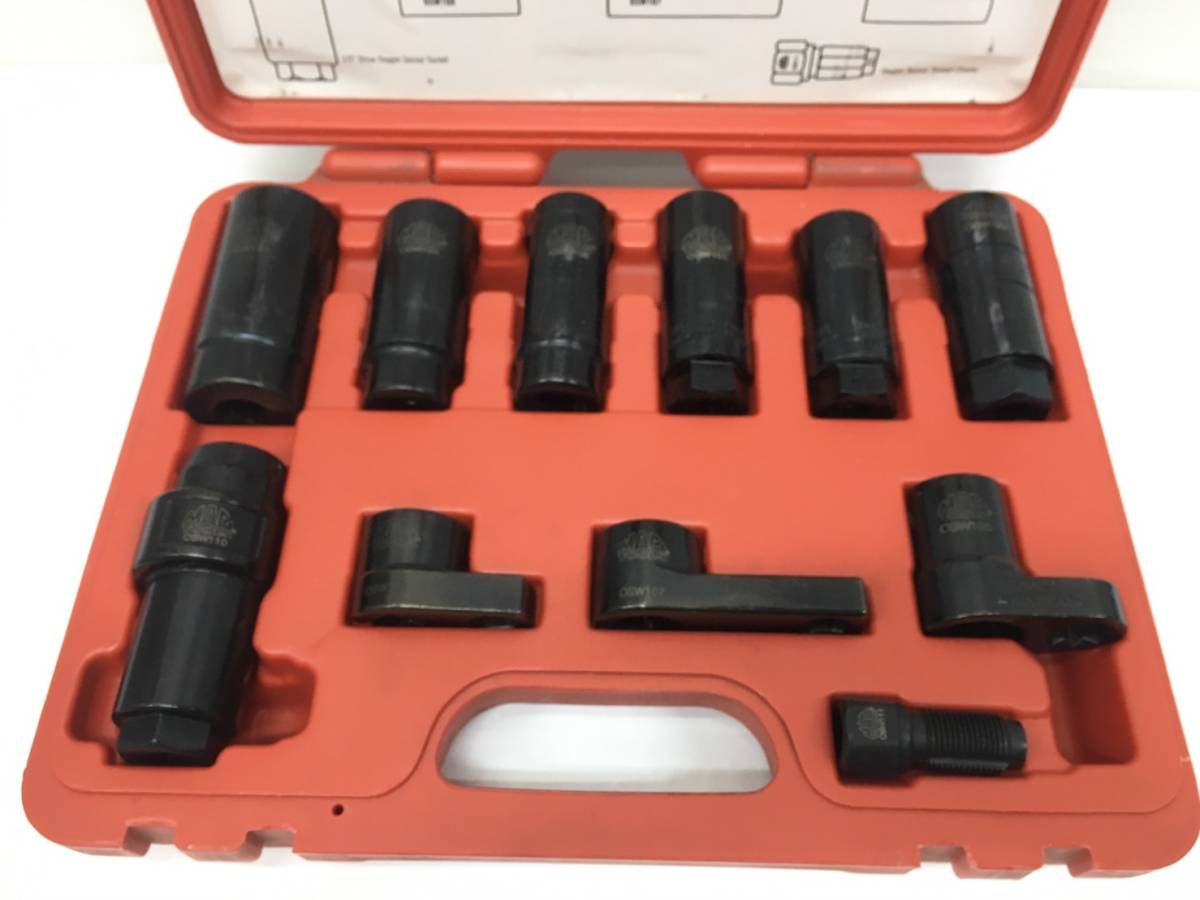 送料無料h46488 MAC TOOLS マックツールズ OXYGEN オキシゲン センサー ソケット 11pc OSW-SET ハンドツール 良品_画像3