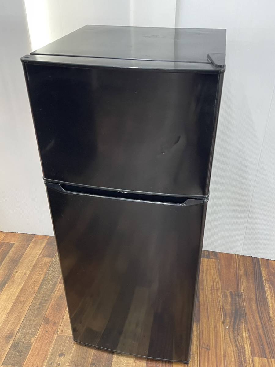 送料無料h51341 Haier ハイアール 2ドア 冷凍冷蔵庫 JR-N130A 130L 2018年製 ブラック
