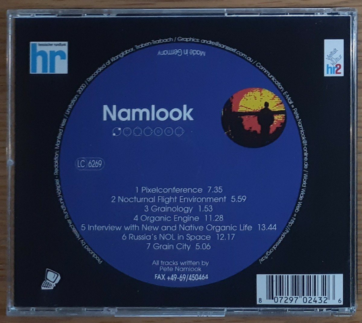 Namlook / Namlook XVIII - New Organic Life III CD fax_画像2