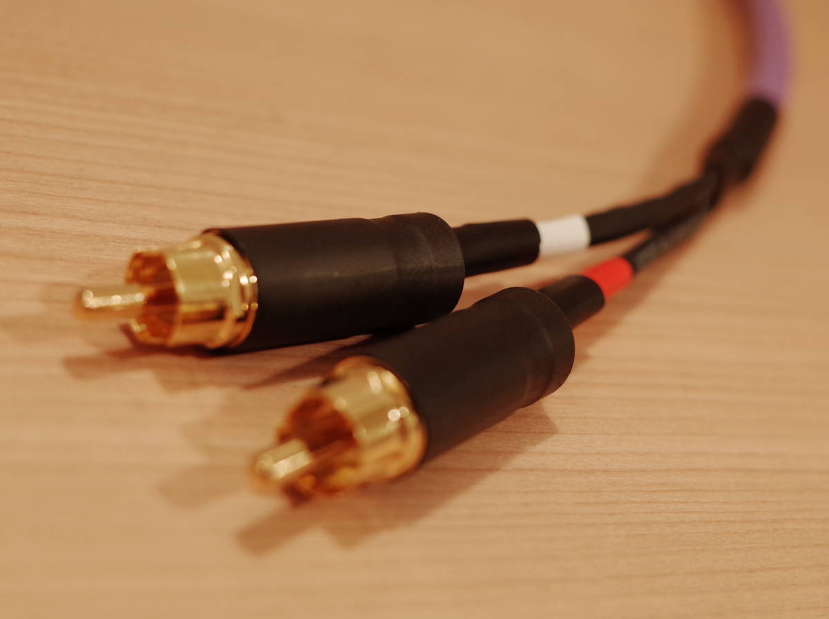 ★ 即決 Oyaide PA-02 V2 RCA-ステレオミニプラグ3.5mm 変換ケーブル 5m Yケーブル 金メッキ NYS352AG NYS231BG-LL ★_画像2