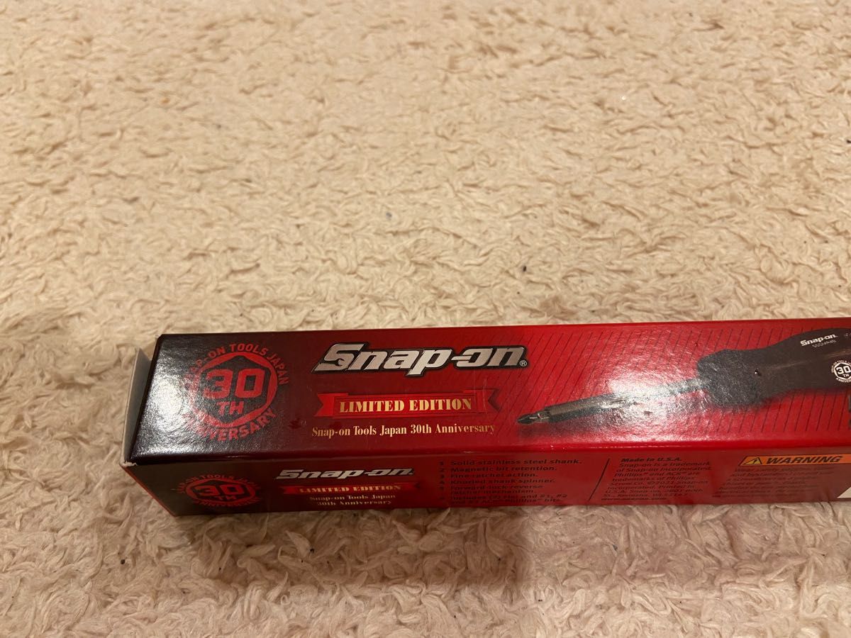 スナップオン 30周年記念モデル ラチェットドライバー ダーク スナップオン 30周年記念モデル ラチェットドライバー ダーク