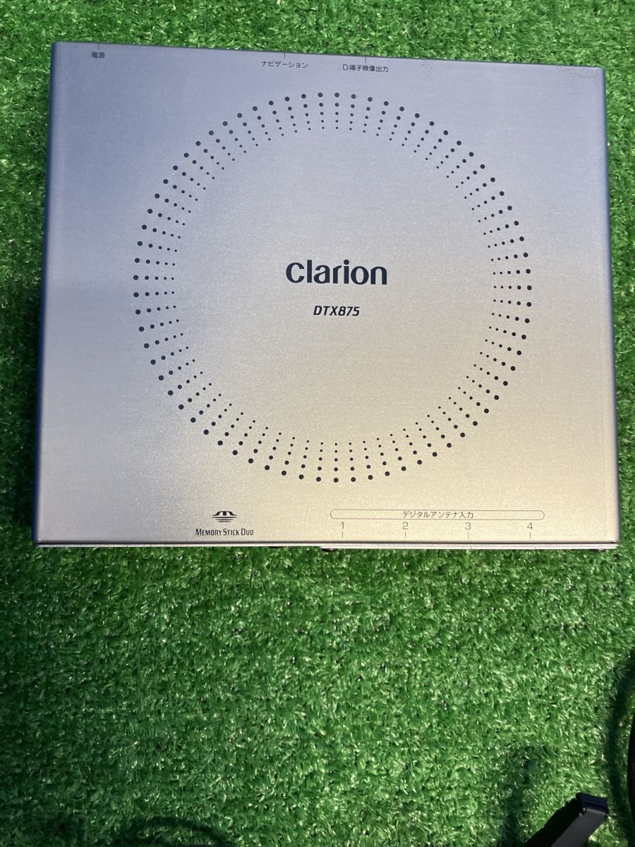 Clarion 12セグ ワンセグ 4x4地上デジタルチューナー DTX875_リモコン電池切れ？リモコン操作確認できず