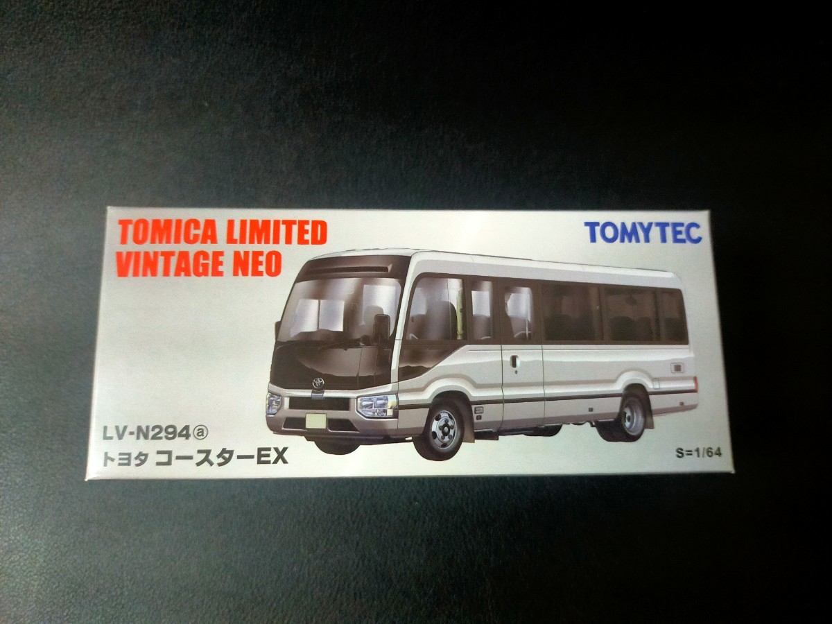 即決！LV-N294a トヨタ コースターEX(銀) トミカリミテッドヴィンテージ NEO TOMYTEC 同梱発送可能！_画像1