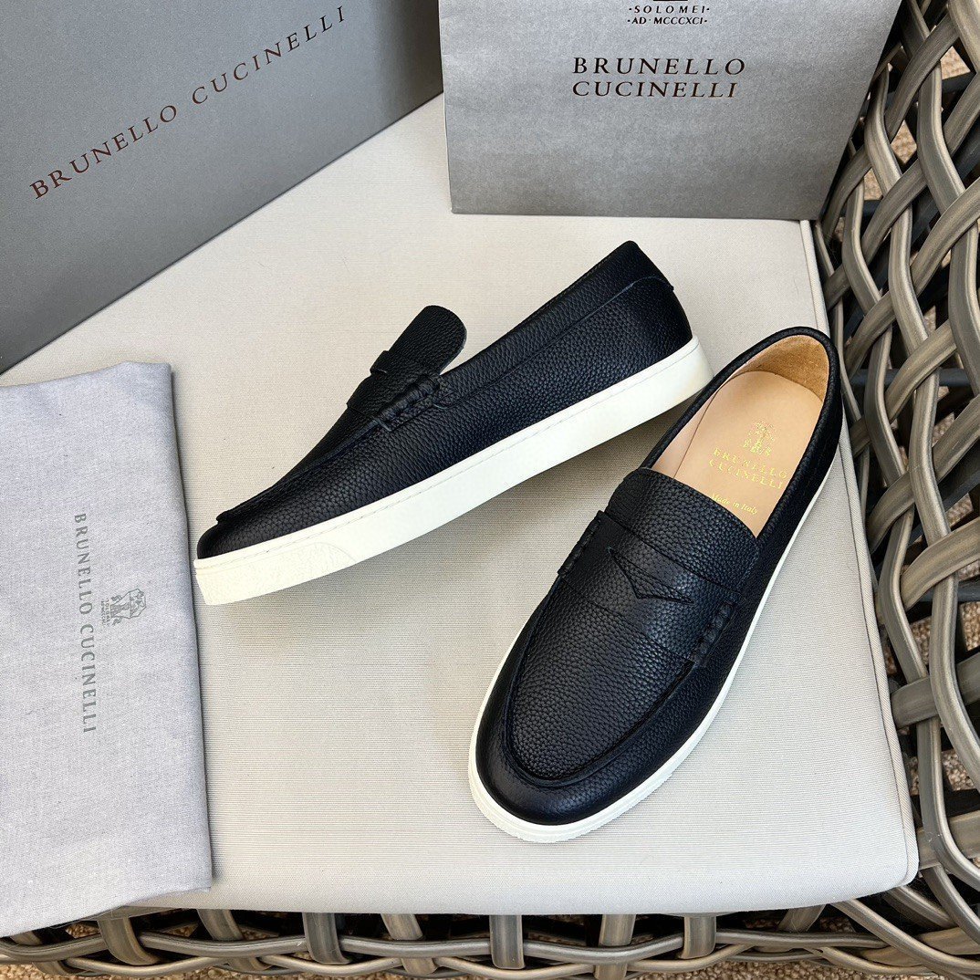 全国宅配無料 Brunello 靴 メンズシューズ カジュアル サイズ選択可能
