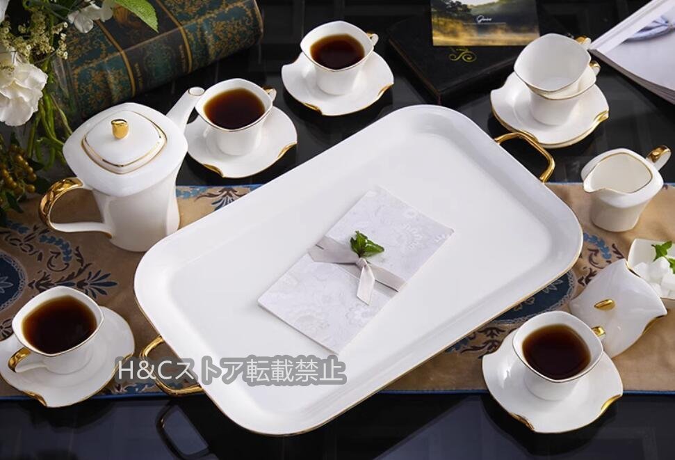 茶器 ポット カップ ミルクポット シュガーポット　15点セット　洋食器 テーブルウェア インテリア アフタヌーンティー_画像1