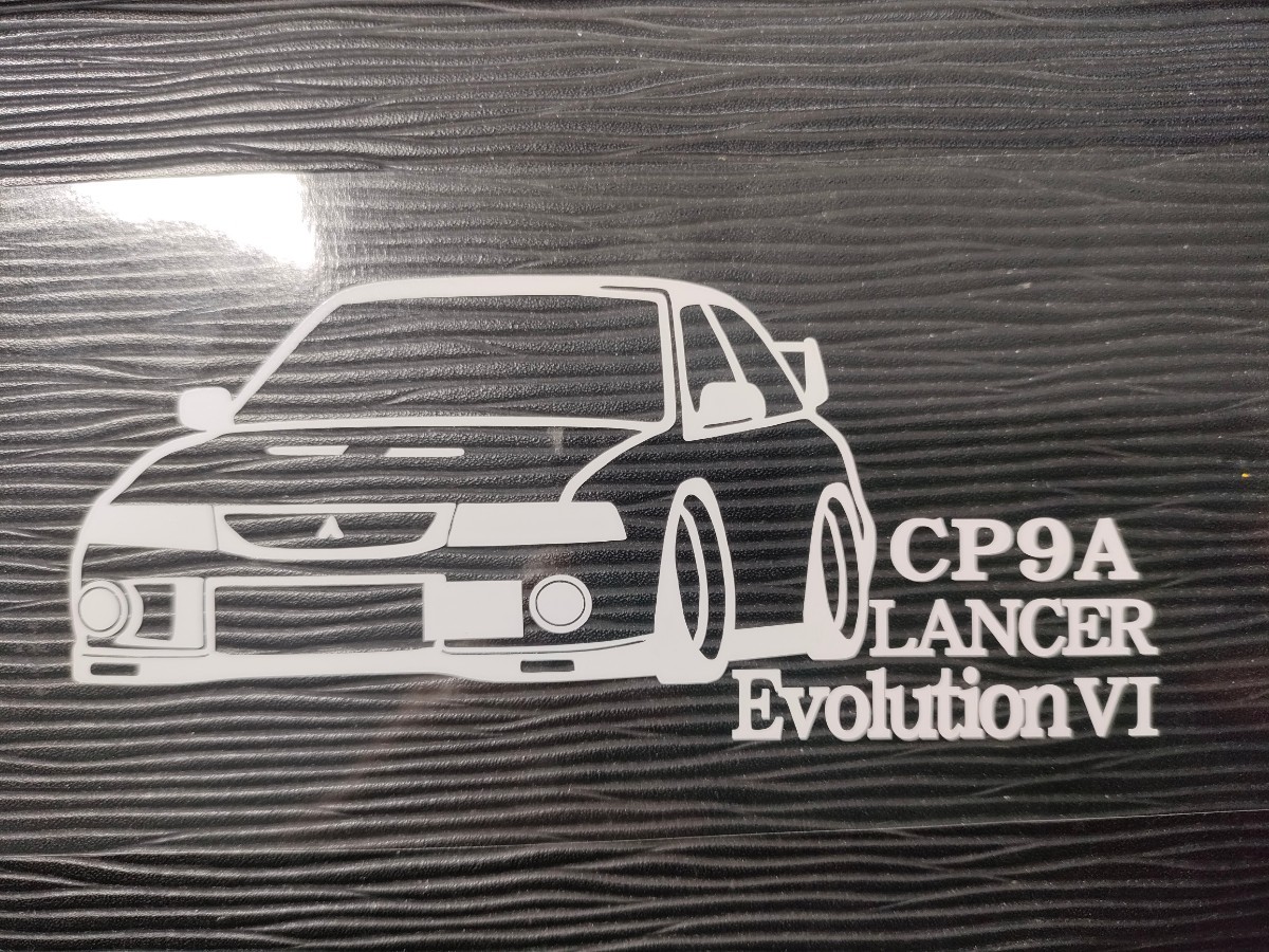 ランサーエボリューション6 車体ステッカー CP9A 三菱 車高短仕様 ランエボ６_画像1