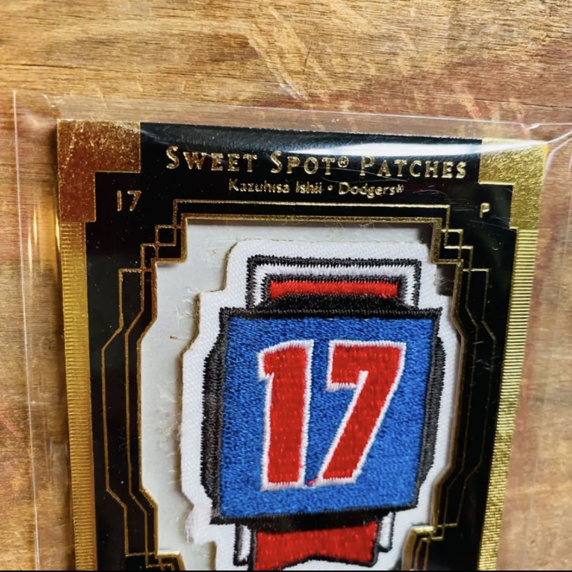 SWEET SPOT PATCHES MLB 記念ワッペン カード 17 石井一久　メジャーリーグ　ドジャース　野球　アメリカ_画像2