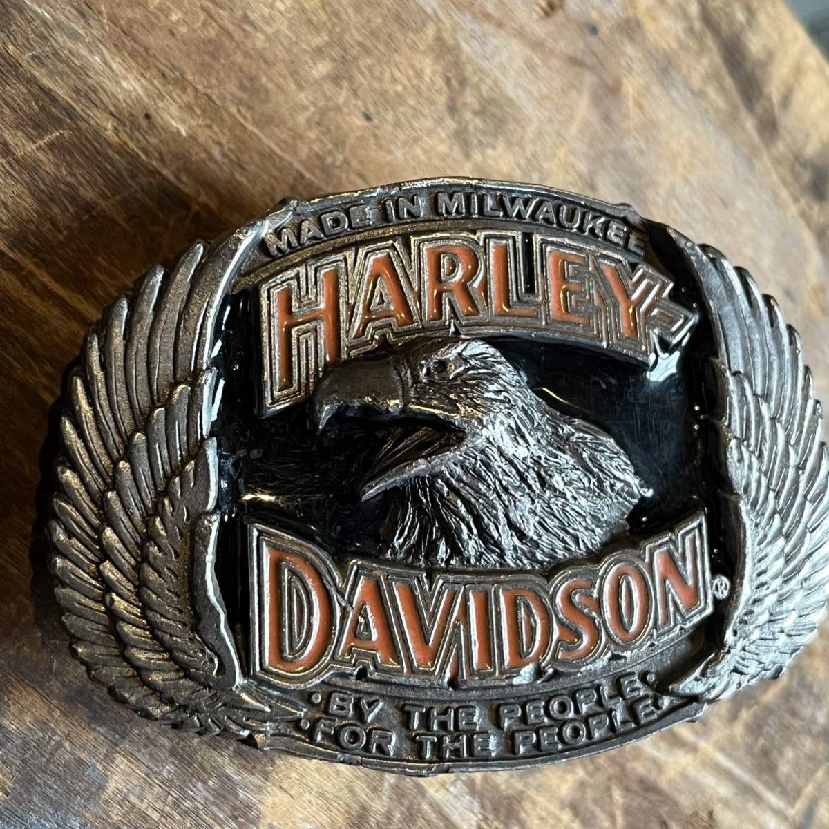 USA vintage】Harley-Davidson バックル H406 ハーレーダビッドソン
