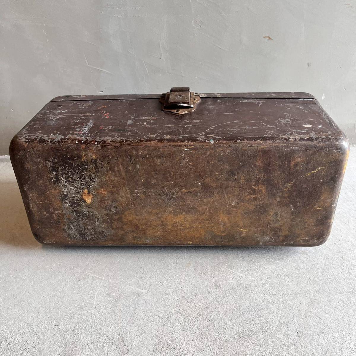 [USA 30*s ] tackle box Heddon Outing Elkhart Old Heddon tool box America Vintage 