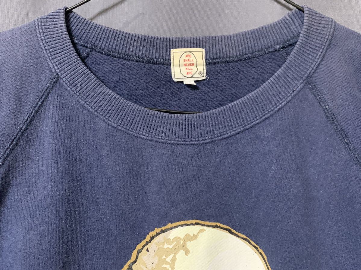  used A Bathing Ape A BATHING APE ice cream sweat navy L size UNDERCOVER undercover 