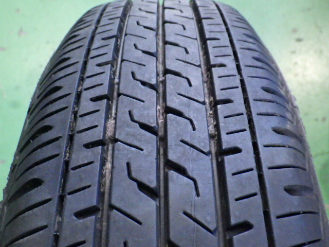 BRIDGESTONE ECOPIA R710 145/80R12 80/78N LT タイヤ1本 23年 6.2mm 【管理番号 9190 RB7-801】中古【小物】_画像7