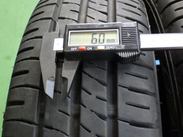 DUNLOP ENASAVE EC204 155/65R13 73S タイヤ2本 22年 6.0mm 【管理番号 9195 RB3-601】中古【小物】_画像8