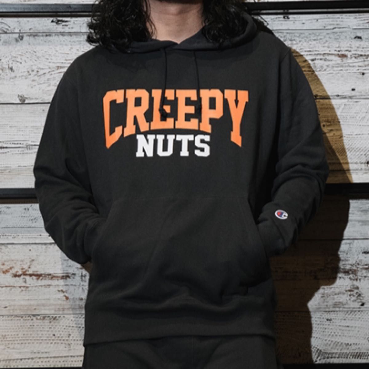 Creepy Nuts クリーピーナッツ champion コラボ パーカー チャンピオン
