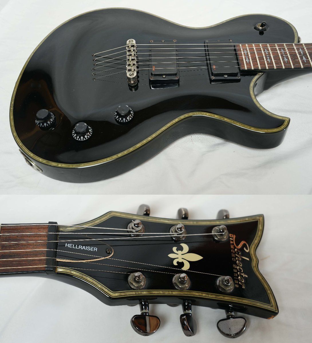 Schecter AD-SOLO-6-HR EMG搭載 コイルタップ付き ☆Schecter☆AD-SOLO-6-HR BLK EMG搭載モデル レスポール