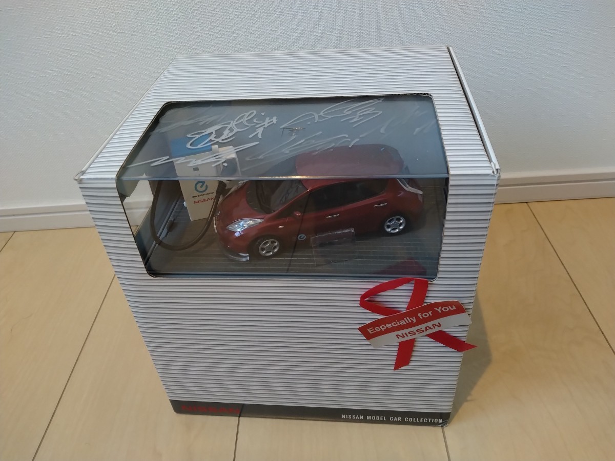 【レア 未開封】SuperGT ドライバーサイン入り　京商 ミニッツ リット 日産 リーフ ラジコン KYOSHO Mini-Z Lit