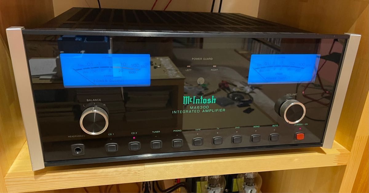 Mcintosh マッキントッシュ MA-6300 プリメインアンプ 動作確認済(9/15リモコン・取説・ケーブル写真追加)