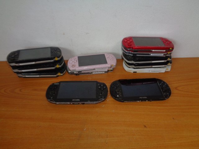 12台まとめてセット　送料無料　ジャンク　PSP　1000　2000　3000　PS Vita　PCH-1100 　PCH-2000　SONY　ソニー