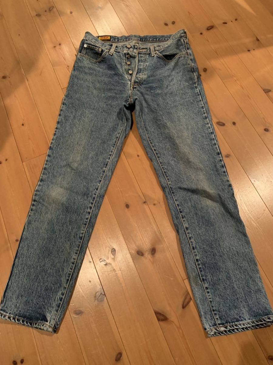 EDWIN デニムパンツ ビンテージ ジーンズ ジーパン w88 h101 サイズ33 Levi''s_画像1