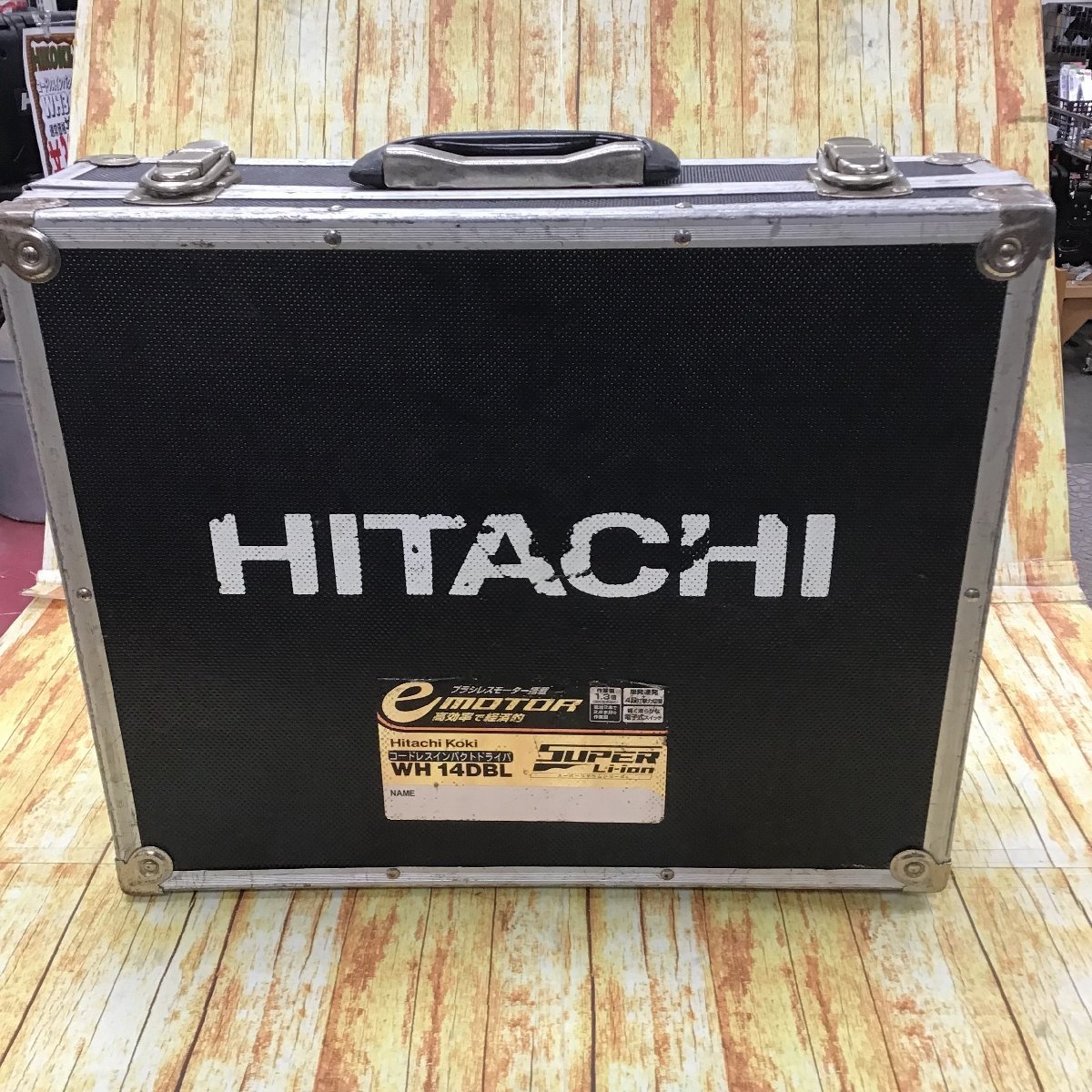 【中古品】★ハイコーキ(HIKOKI ※旧:日立工機) コードレスインパクトドライバー WH14DBAL(2LSCK)(W)_画像8